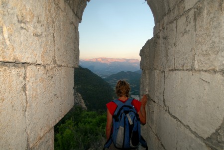 Le Glandasse depuis les ruines de Sainte Croix 